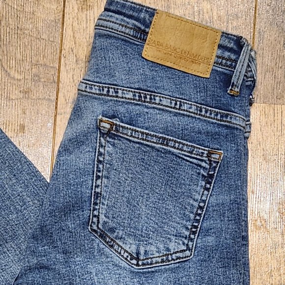 ZARA BASIC Z1975 Women's Distressed Skinny Jeans - Sz 4 - Picture 5 of 7